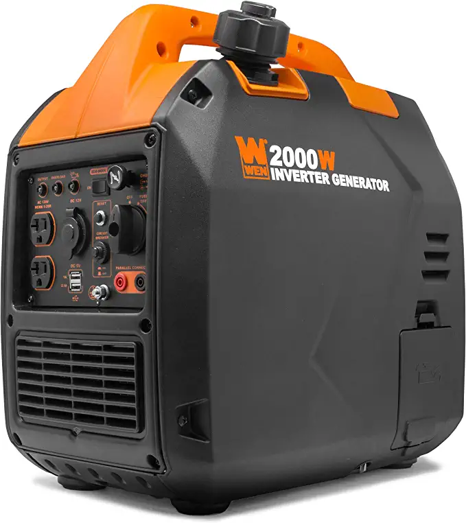 WEN 56203i Super Quiet 2000-Watt Portable Inverter Generator: